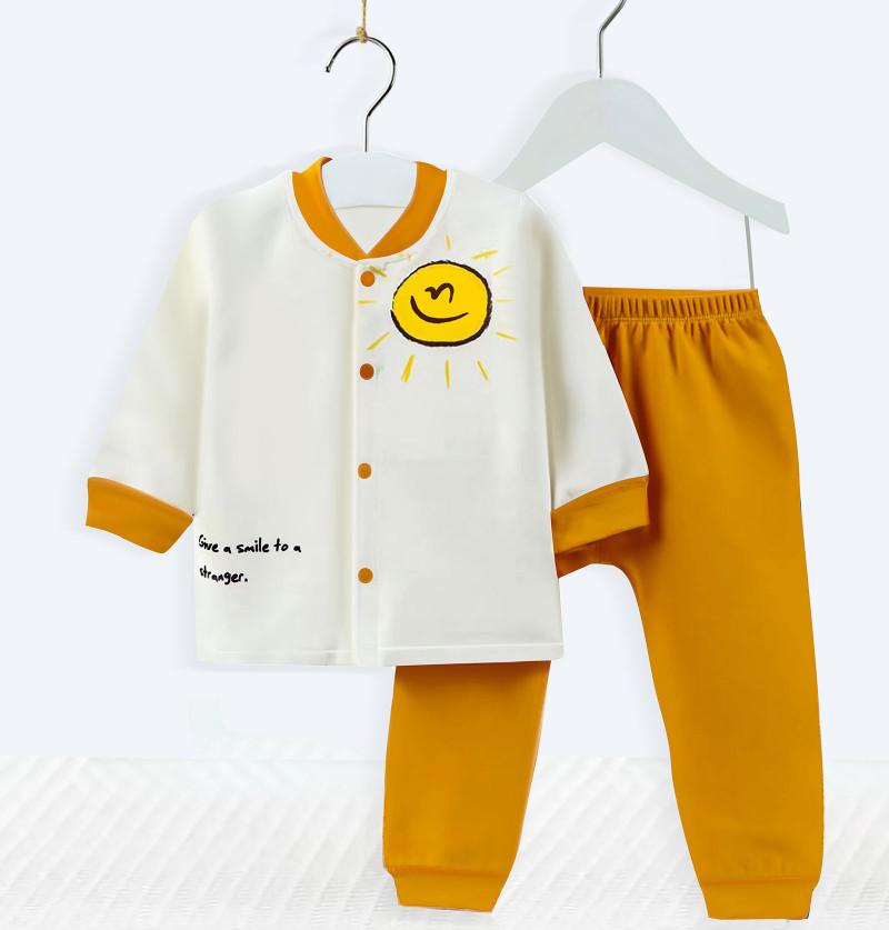 Smiley Infant Baby Dress Set of Pant and TShirt - Orange