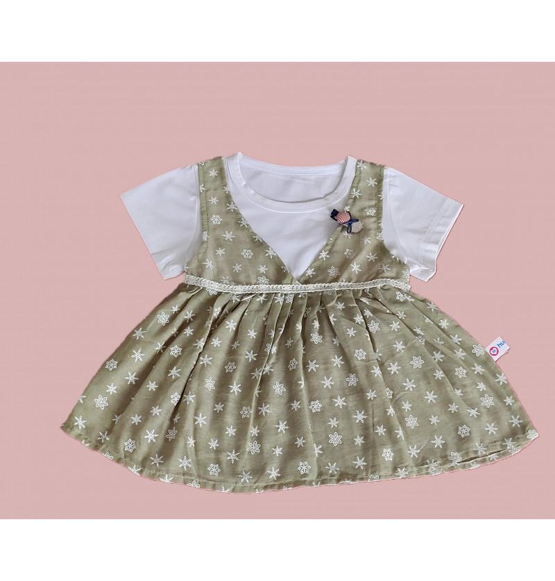 Frock for Newborn - White...