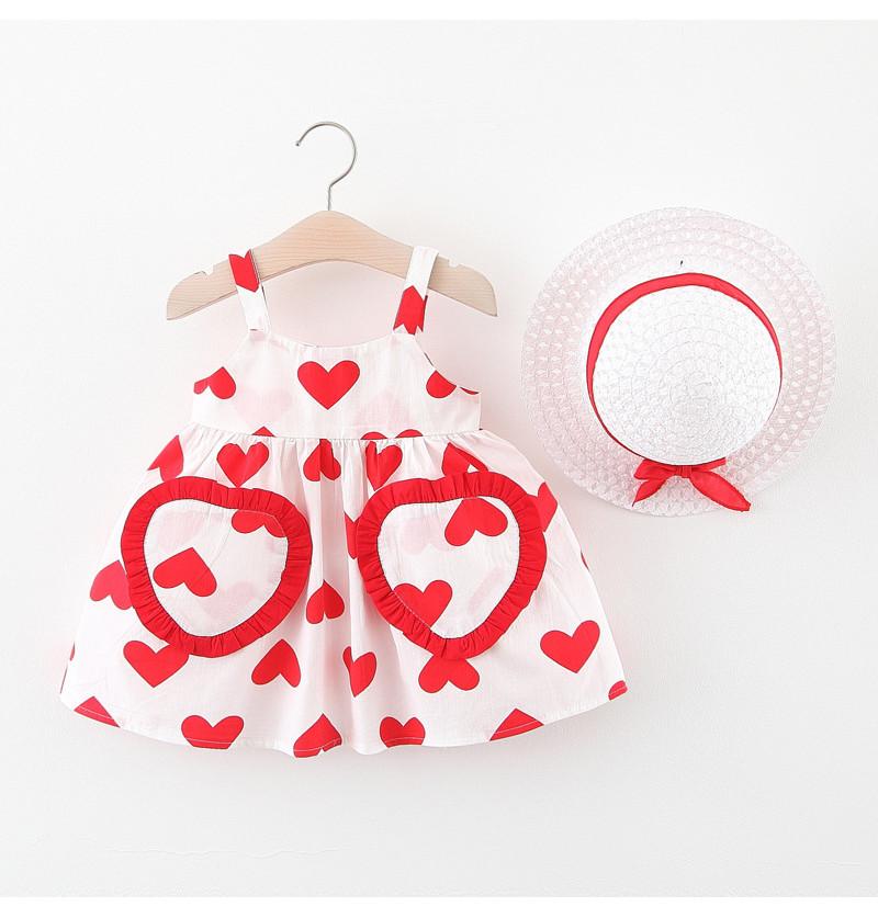 Infant Baby Frock with Hat...