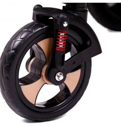 pushchairs and prams wheels enabled with high quality shock absorption spring