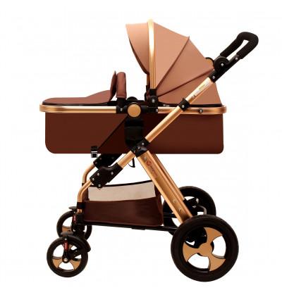 twins stroller with cushioned push handle bar