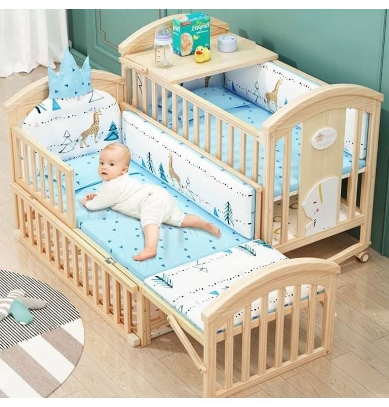 crib rocker which can be extended into toddler bed