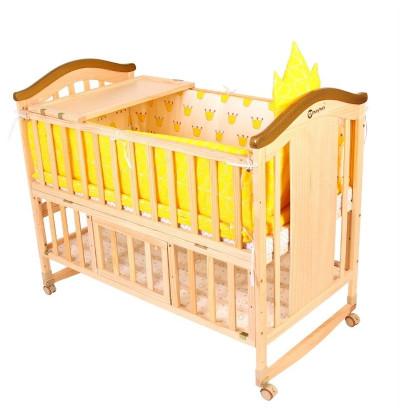 modern crib big size and golden side frames