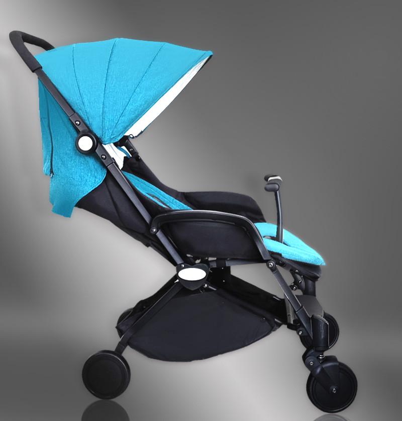 Luxury Stroller Pram - Smart Z Fold Travel Stroller-Blue
