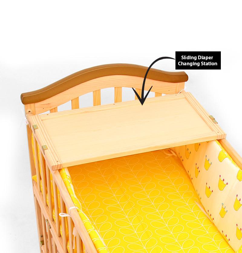 best crib with portable diaper changing platform use and remove