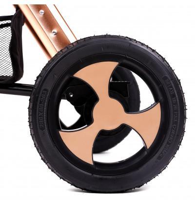 lightweight travel stroller rubber wheels for a bump free ride