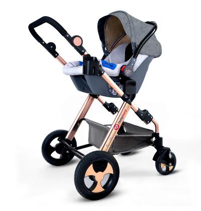 pink stroller with premium and luxurious touch