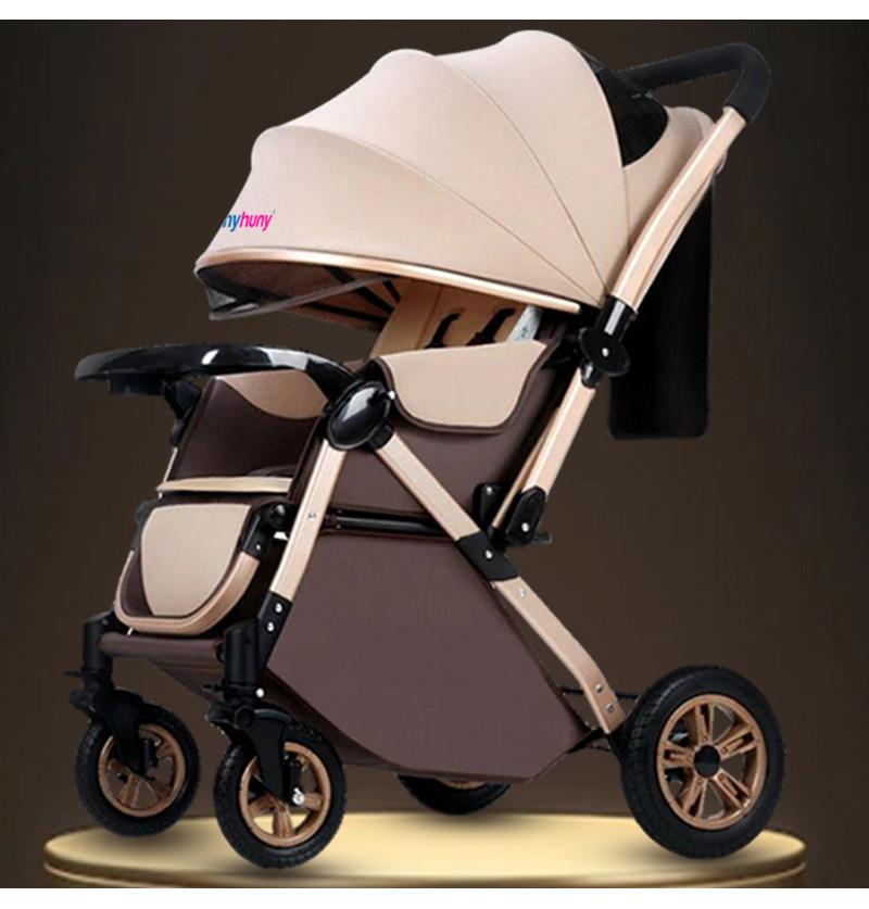 baby strollers with big bassinet and reversible handle bar