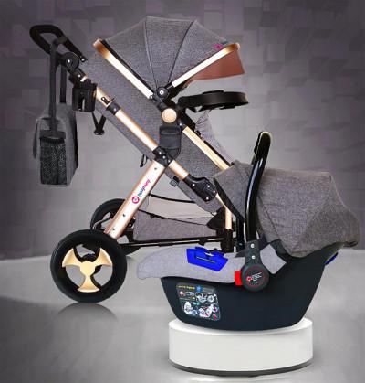 best Stroller in India with leather finish