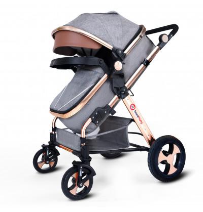 double pram for twins with foot muff