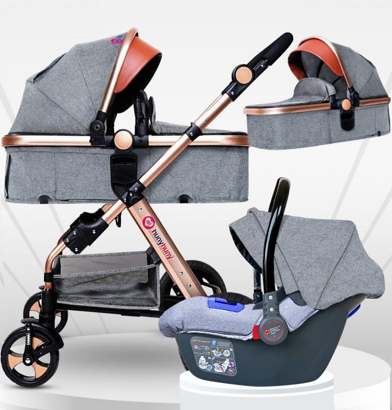 foldable stroller 4 in 1 high ground clearance